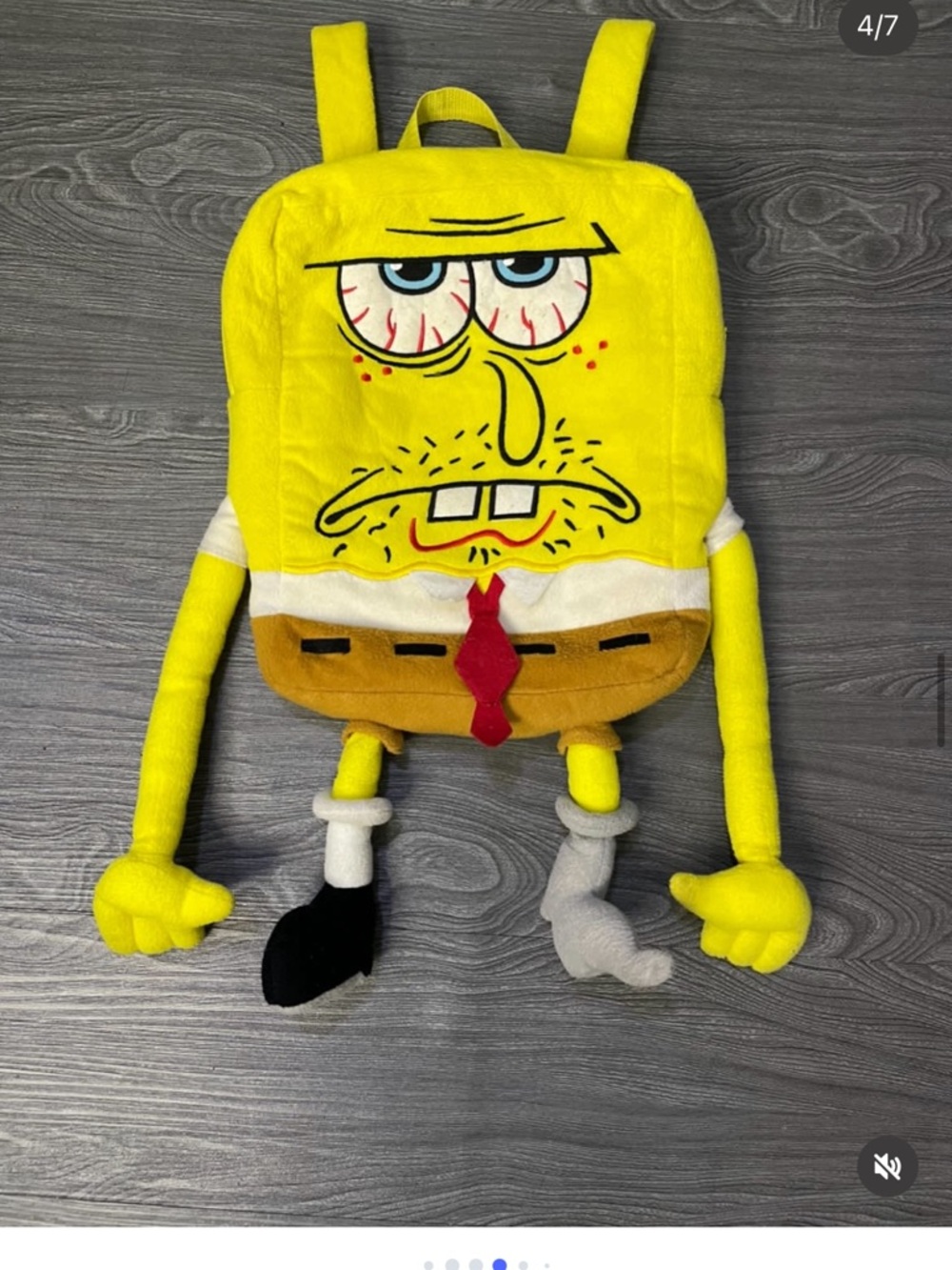 Boob Esponja Bootleg Nickelodeon Spongebob Backpack